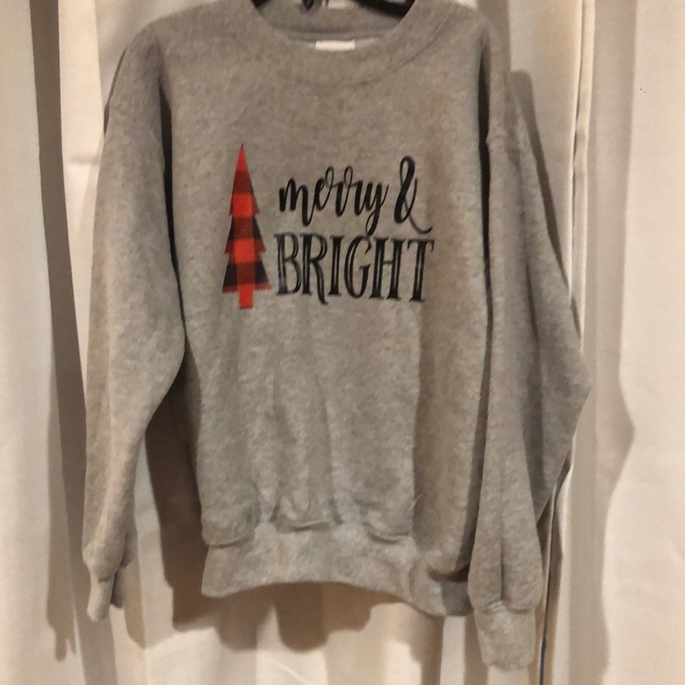 Amazon merry and bright Christmas sweatshirt